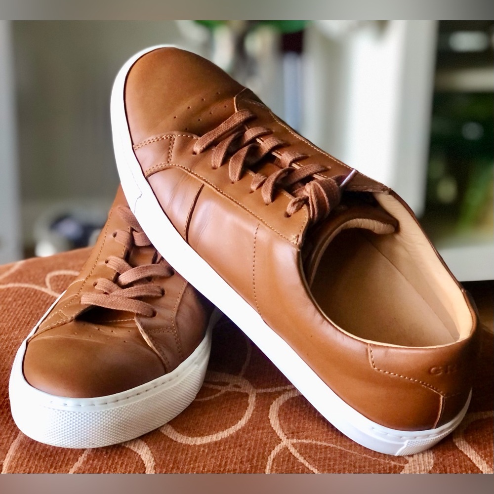 $SALE: GREATS Brooklyn Leather Dress-Up Sneakers